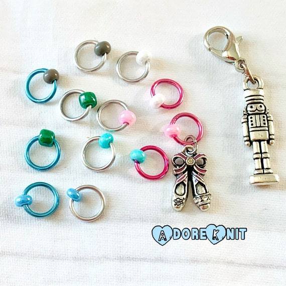 The Nutcracker Ballet Progress and Stitch Markers - AdoreKnit