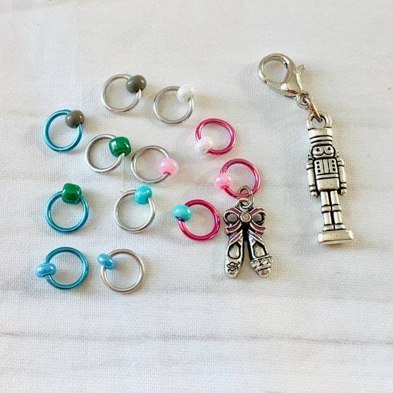 The Nutcracker Ballet Progress and Stitch Markers - AdoreKnit