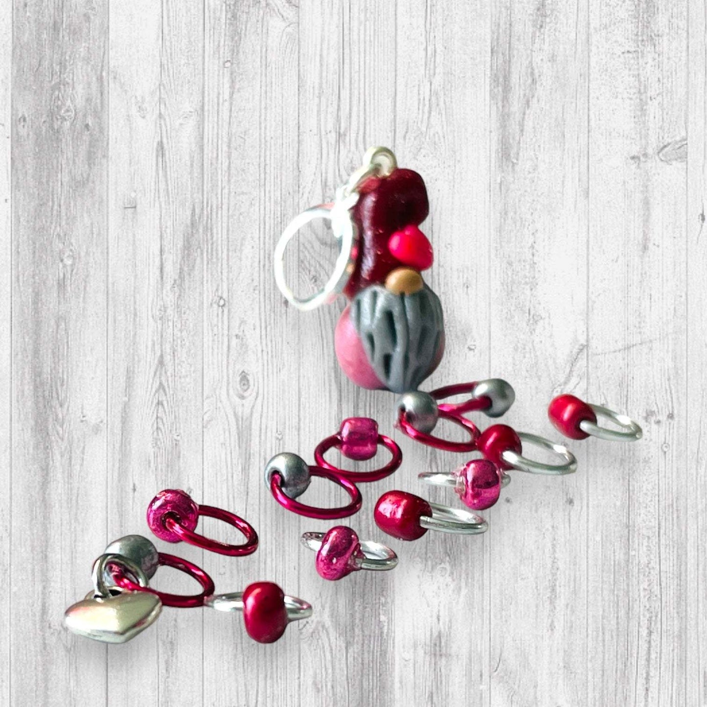 You're my Favorite Gnomie Progress and Stitch Markers - AdoreKnit