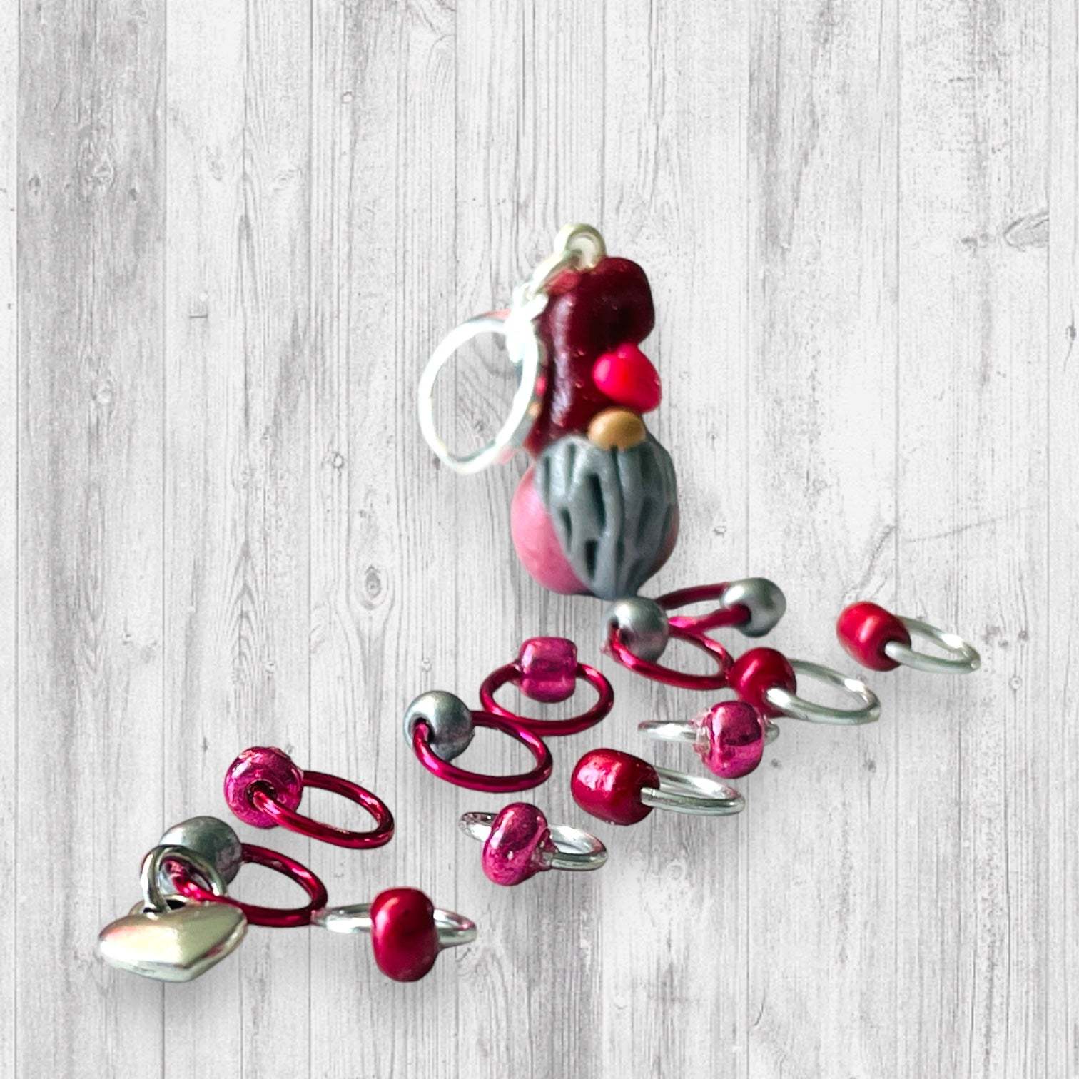 You're my Favorite Gnomie Progress and Stitch Markers - AdoreKnit