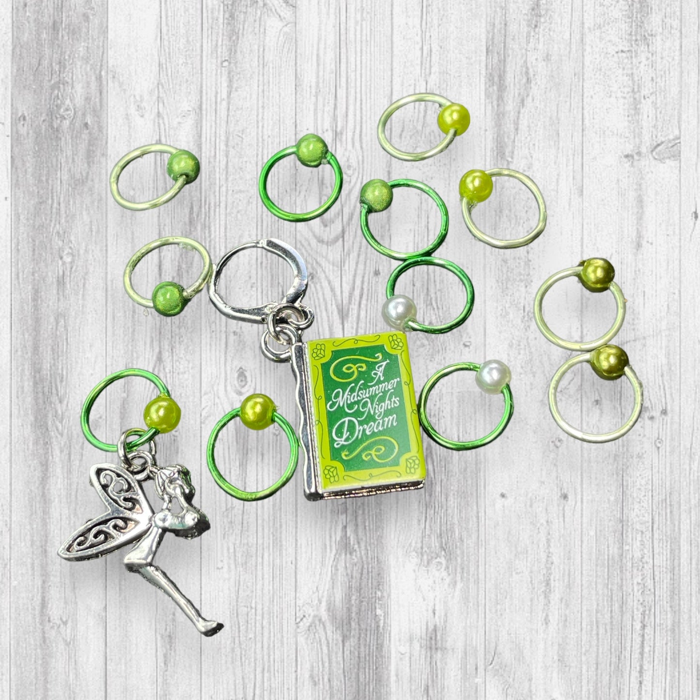 A Midsummer's Night Dream Progress and Stitch Markers - AdoreKnit