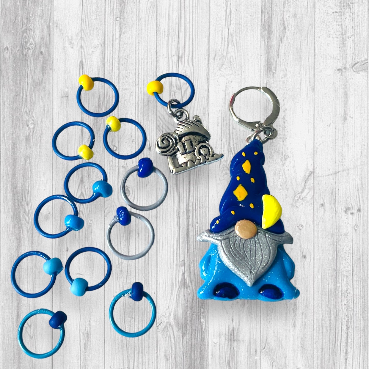 Go Wizard or Go Gnome! Progress and Stitch Markers - AdoreKnit