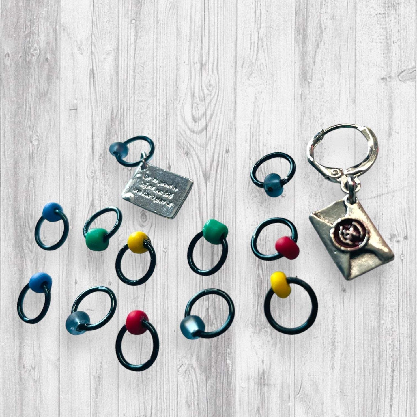 Acceptance Letter Progress and Stitch Markers - AdoreKnit