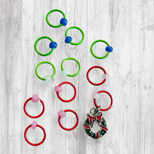 Charming as an EEL Christmas Progress and Stitch MarkersAdoreKnit"You're as charming as an eel. Mr. Grinch, you're a bad banana, Mr. Grinch, with the greasy black peel" - Dr. Seuss
Inspired by the 1966 classic animated movie. ThEEL Christmas Progress