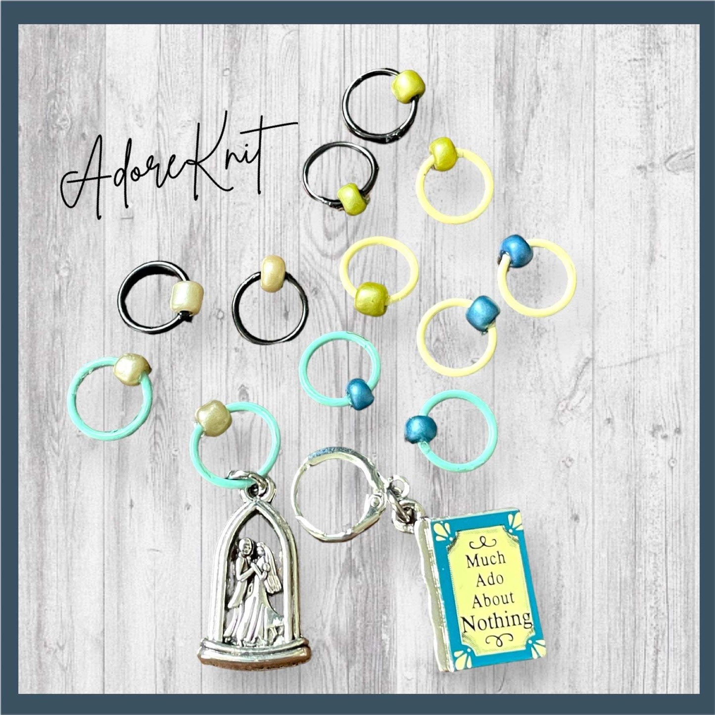 Much Ado About Nothing Progress and Stitch Markers - AdoreKnit