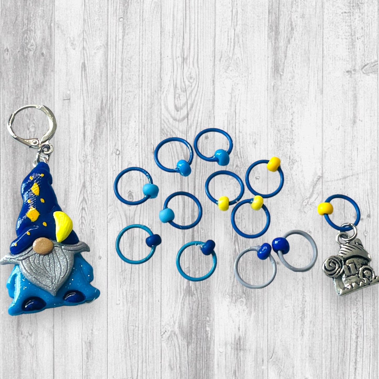 Go Wizard or Go Gnome! Progress and Stitch Markers - AdoreKnit