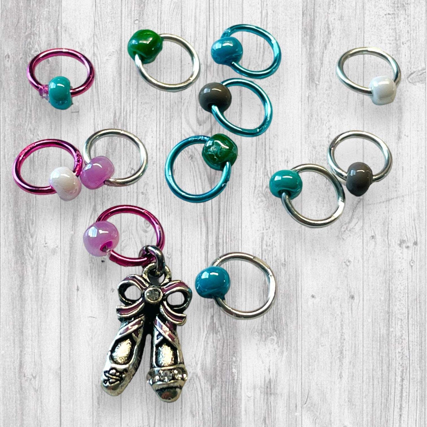 The Nutcracker Ballet Progress and Stitch Markers - AdoreKnit