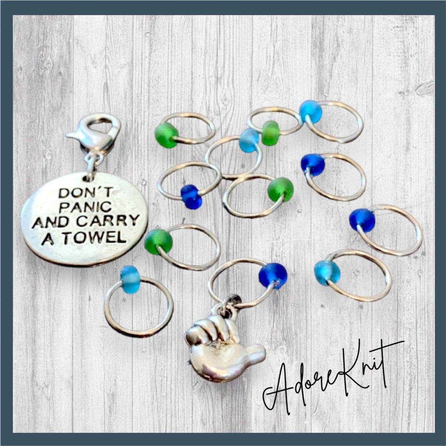 Hitchhiker's Progress and Stitch Markers - AdoreKnit