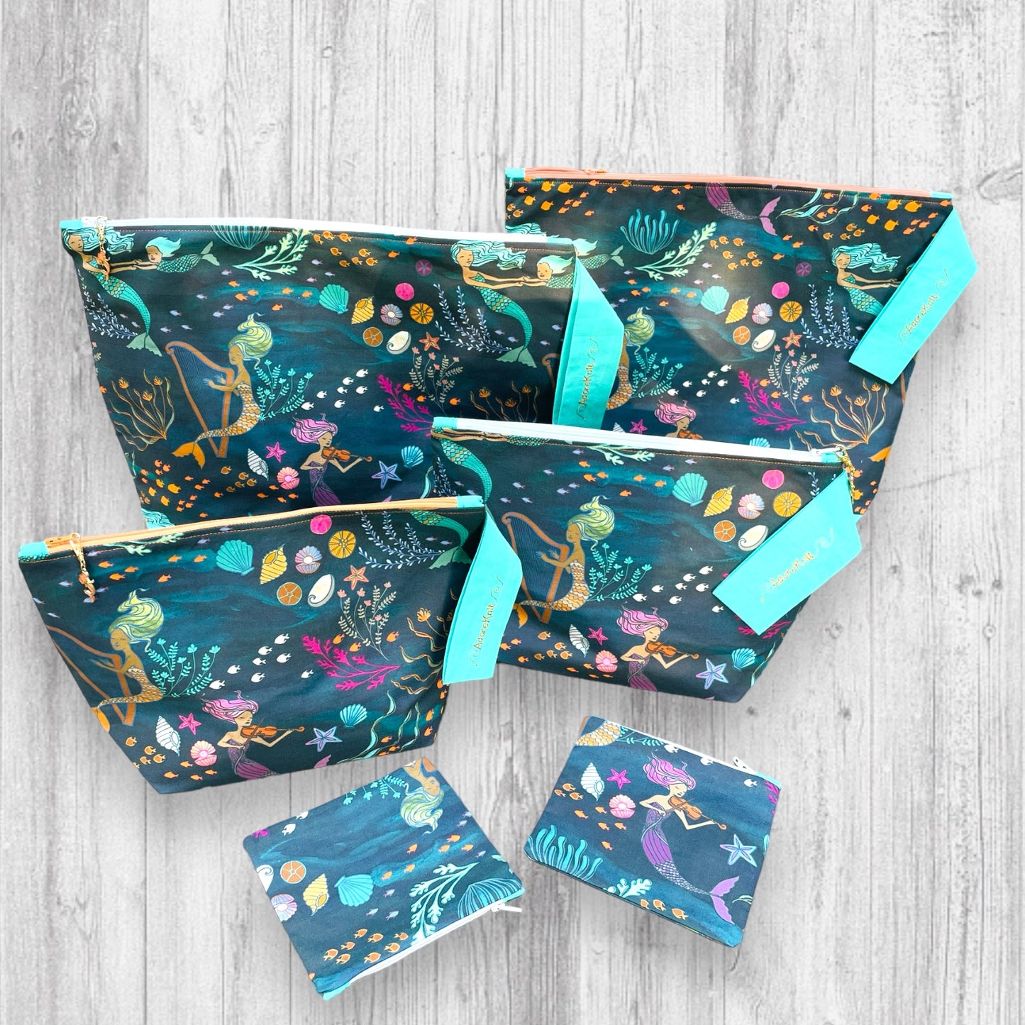 Mermaid Music in the Deep Project Bag - AdoreKnit