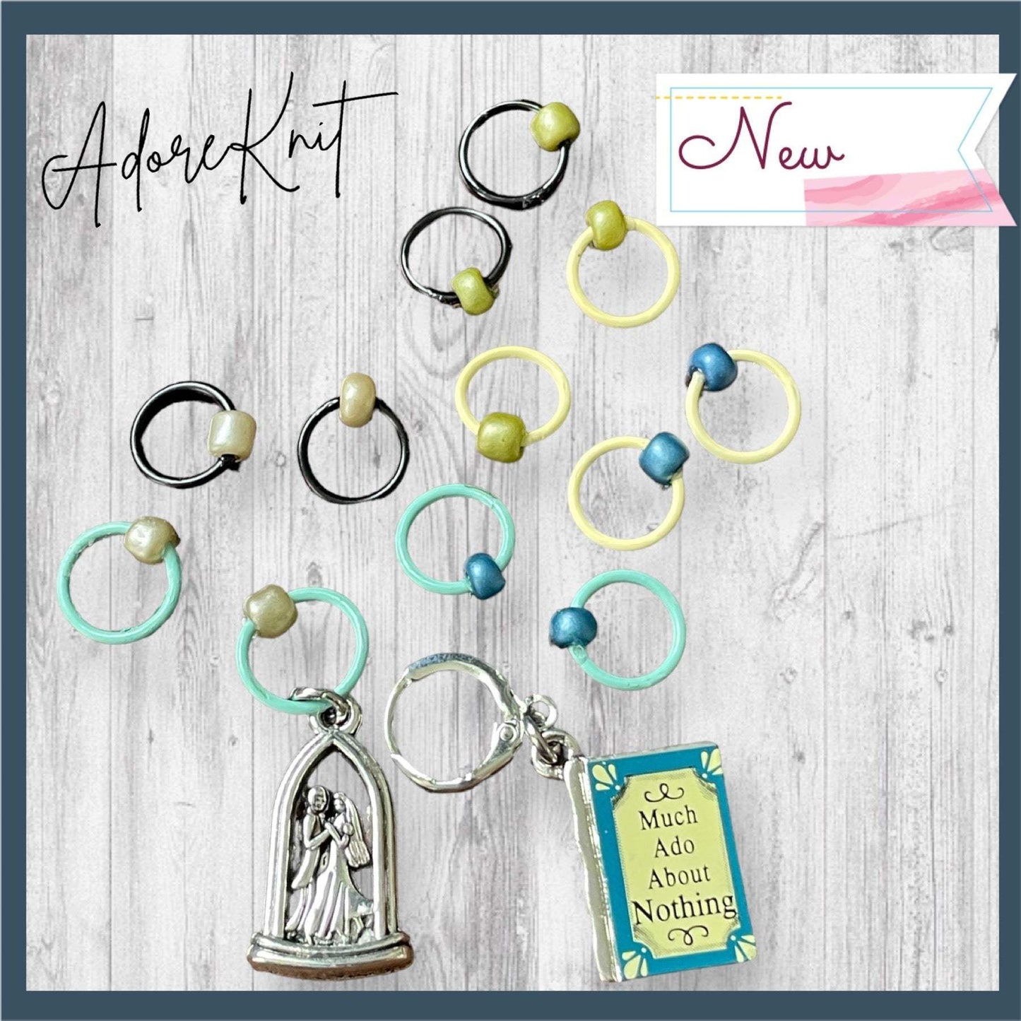Much Ado About Nothing Progress and Stitch Markers - AdoreKnit