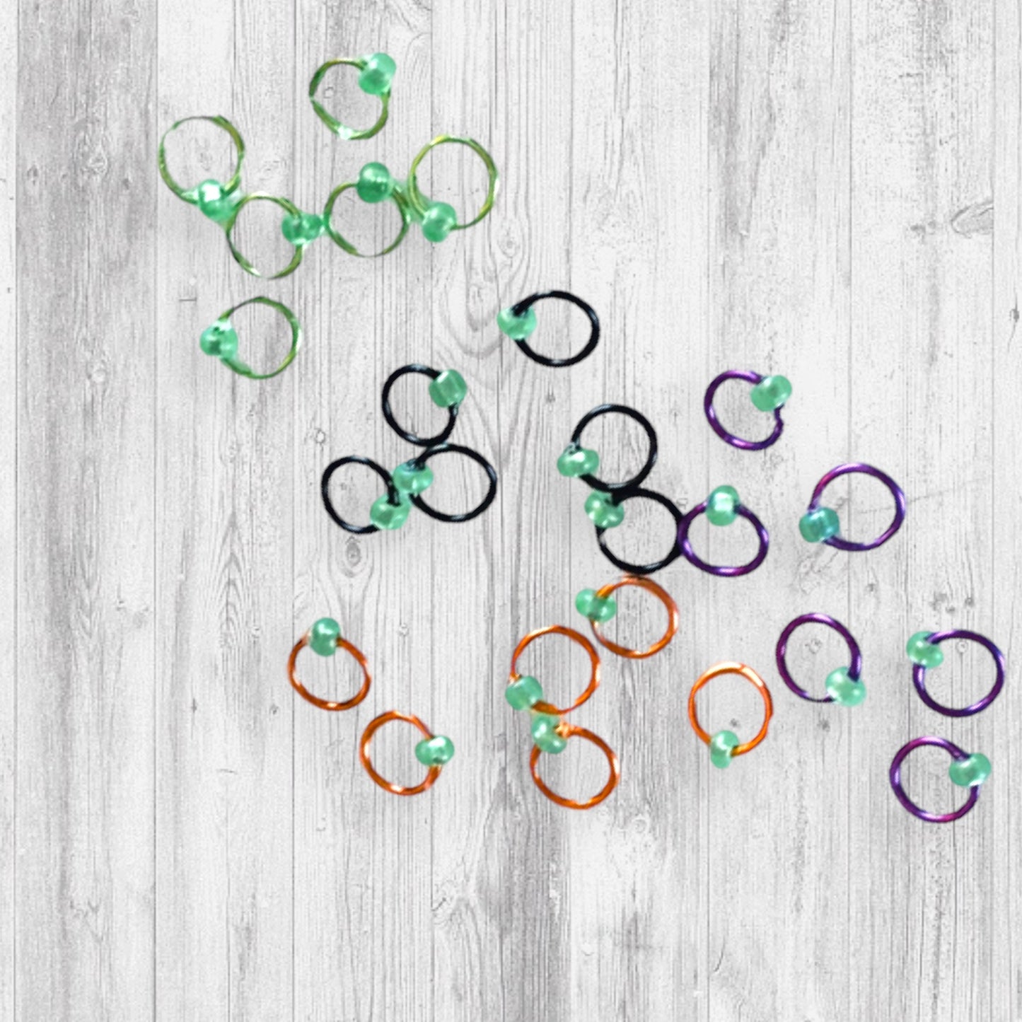 Sock Knitter's Companion Tiny Stitch Markers with Marker Container Black - AdoreKnit