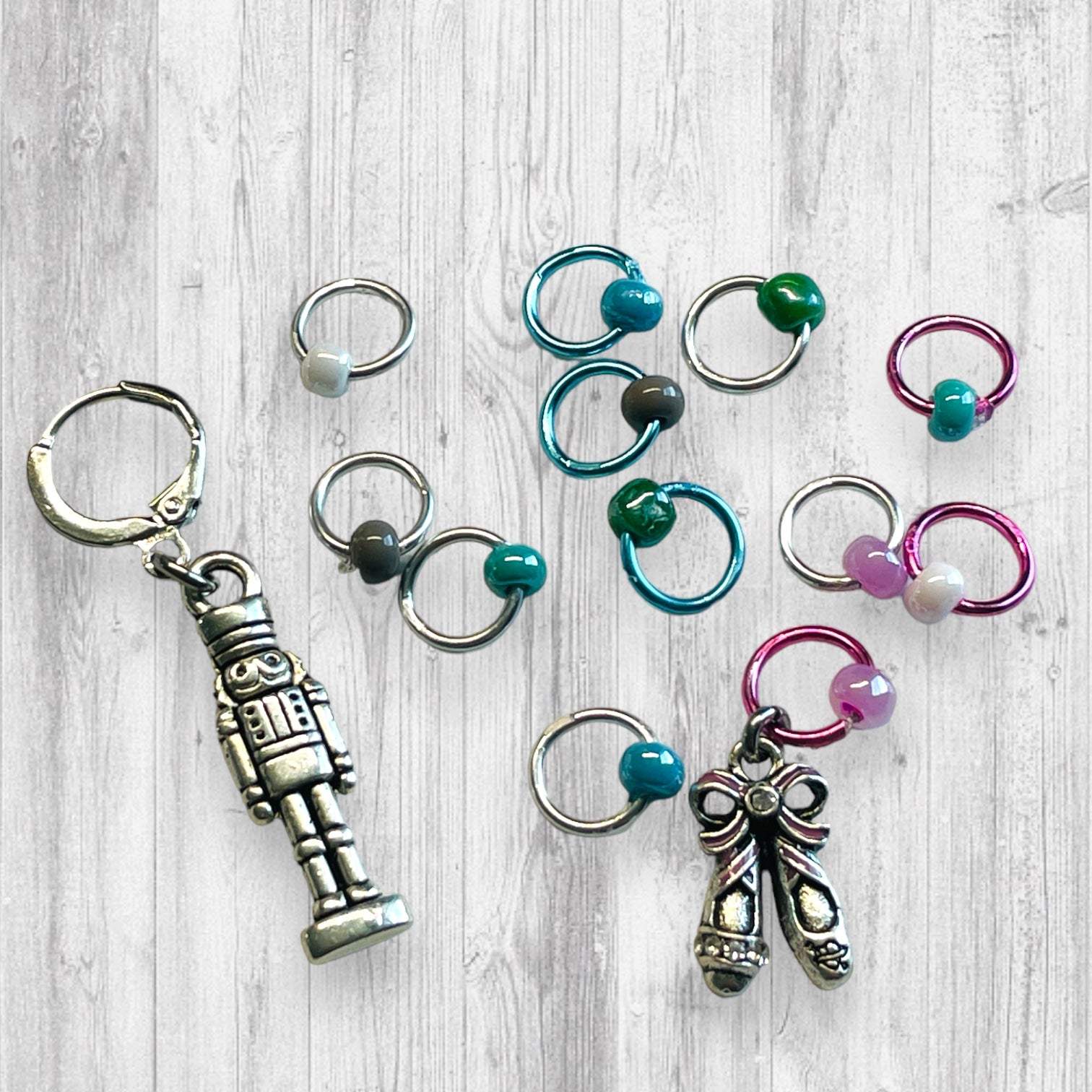 The Nutcracker Ballet Progress and Stitch Markers - AdoreKnit