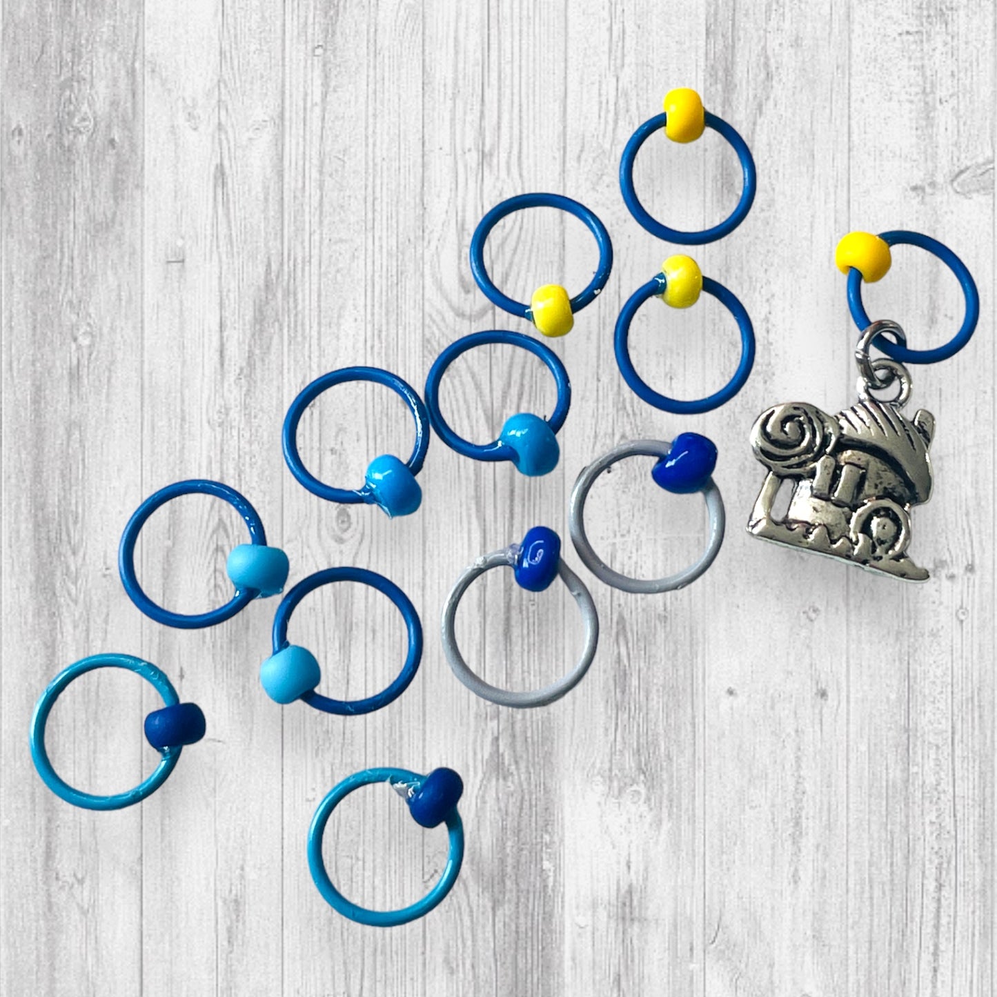 Go Wizard or Go Gnome! Progress and Stitch Markers - AdoreKnit