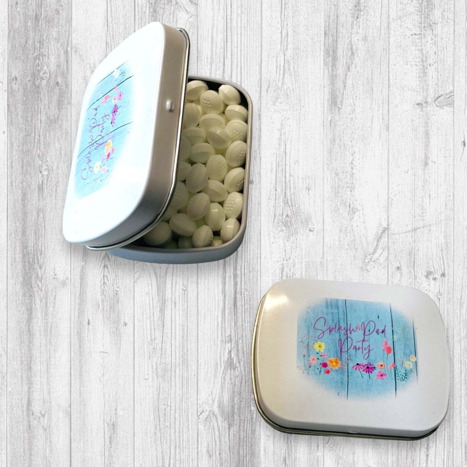 2023 Splash Pad Party Stitch Marker Container or Mint Tin - AdoreKnit