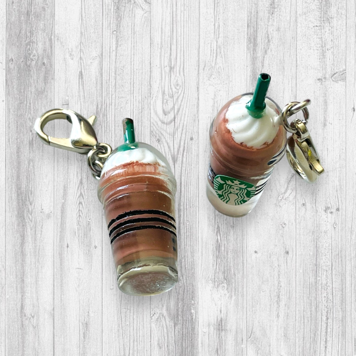 Mocha Frap and Coffee Bean Progress and Stitch Markers - AdoreKnit