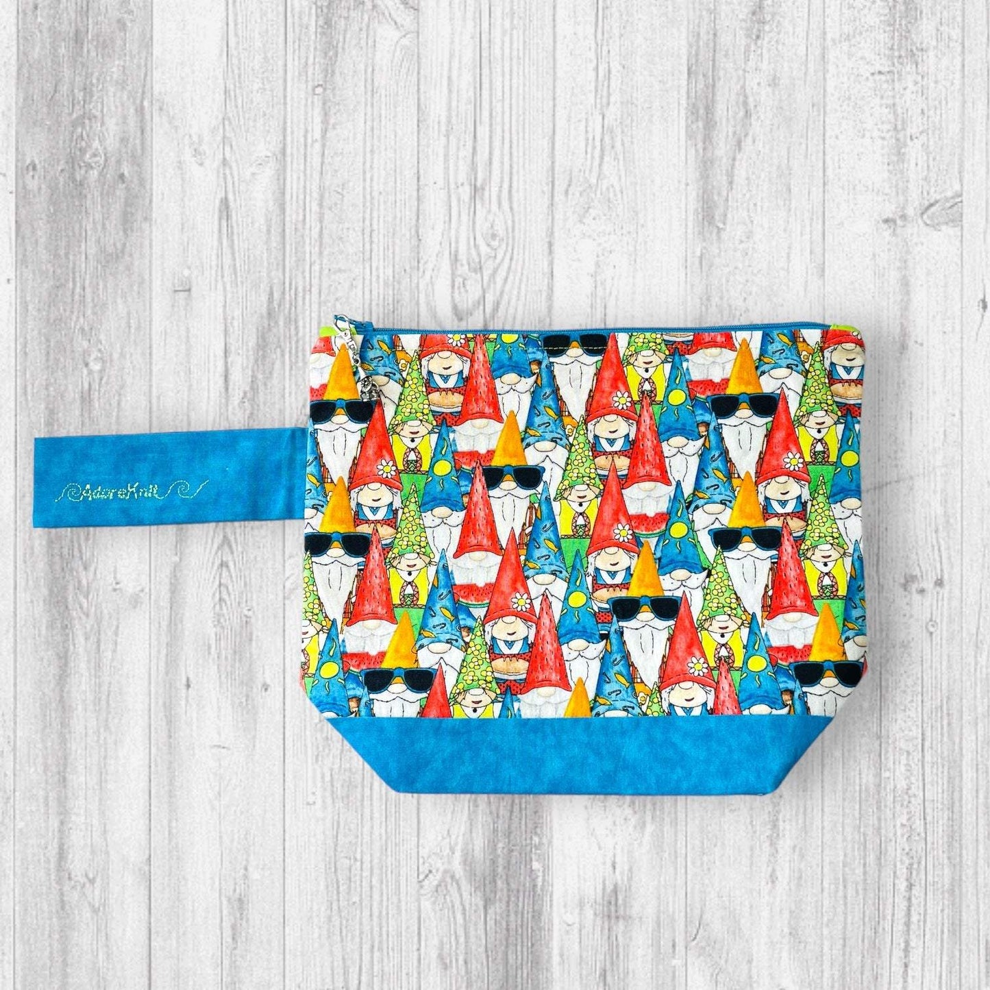 Summertime Gnomes Project Bag - AdoreKnit