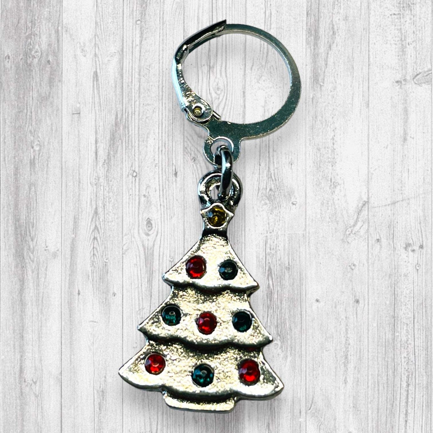 Have a TREE-mendous Christmas Progress and Stitch Markers - AdoreKnit