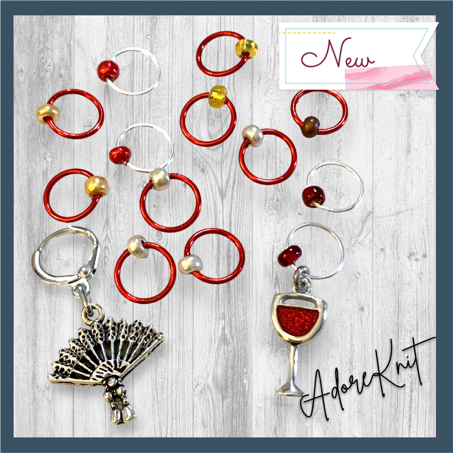 Not in Scotland Anymore Progress and Stitch Markers - AdoreKnit