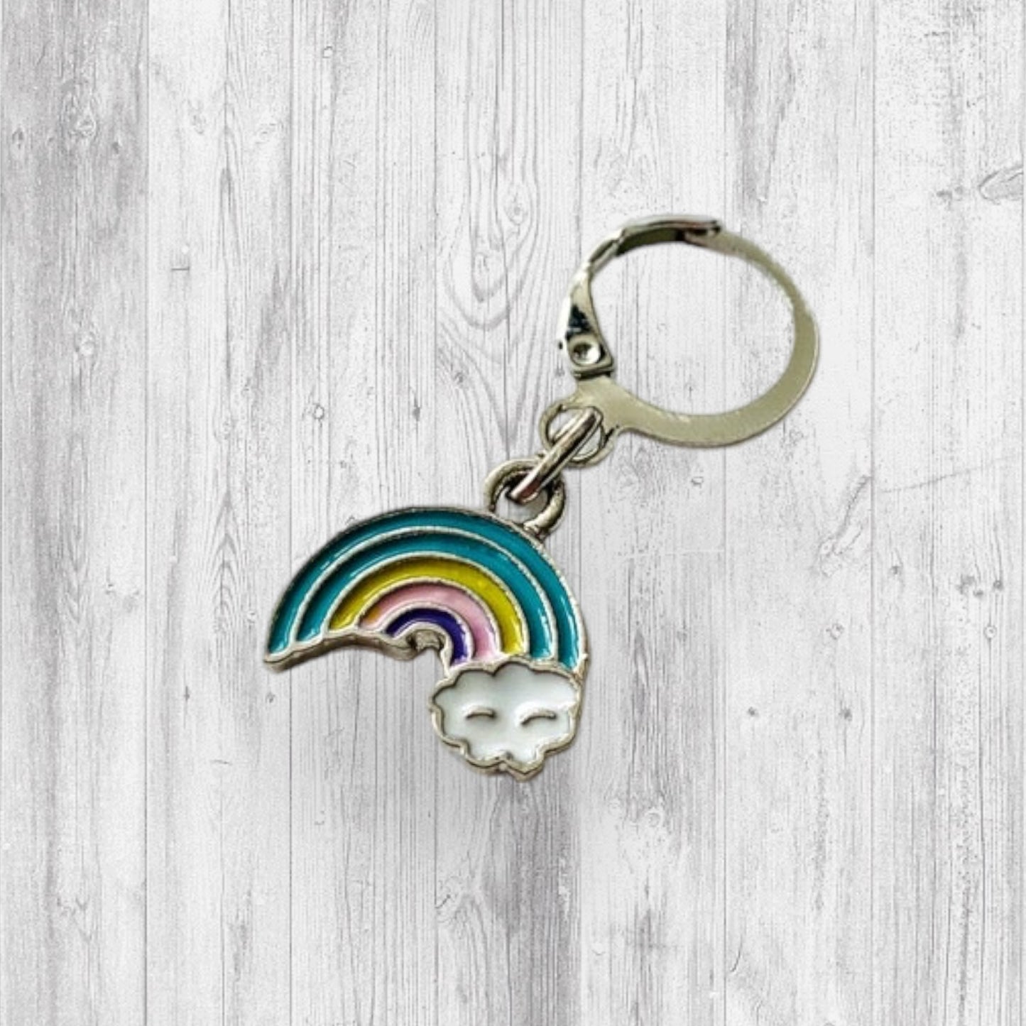 Pastel Rainbows Progress and Stitch Markers - AdoreKnit