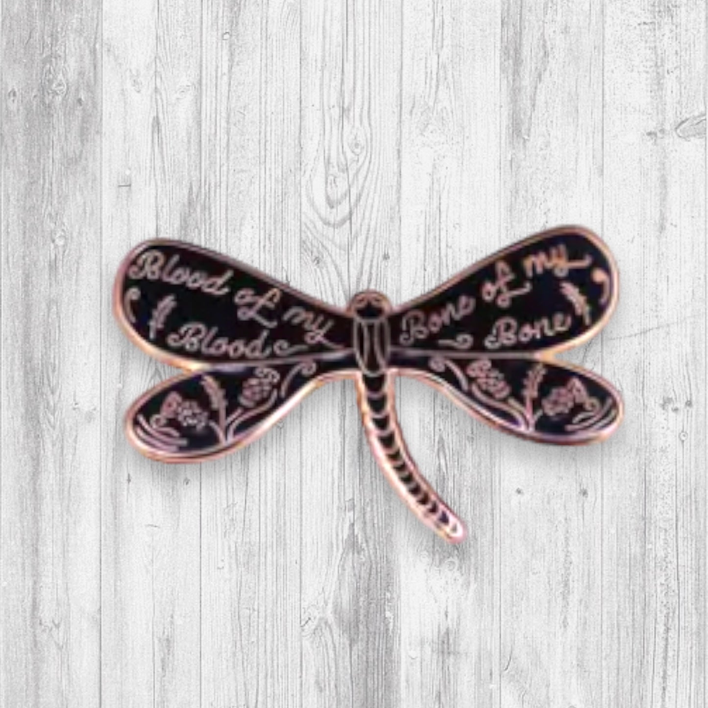 Dragonfly Enamel Pin - AdoreKnit
