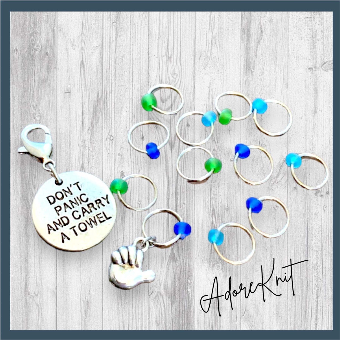 Hitchhiker's Progress and Stitch Markers - AdoreKnit