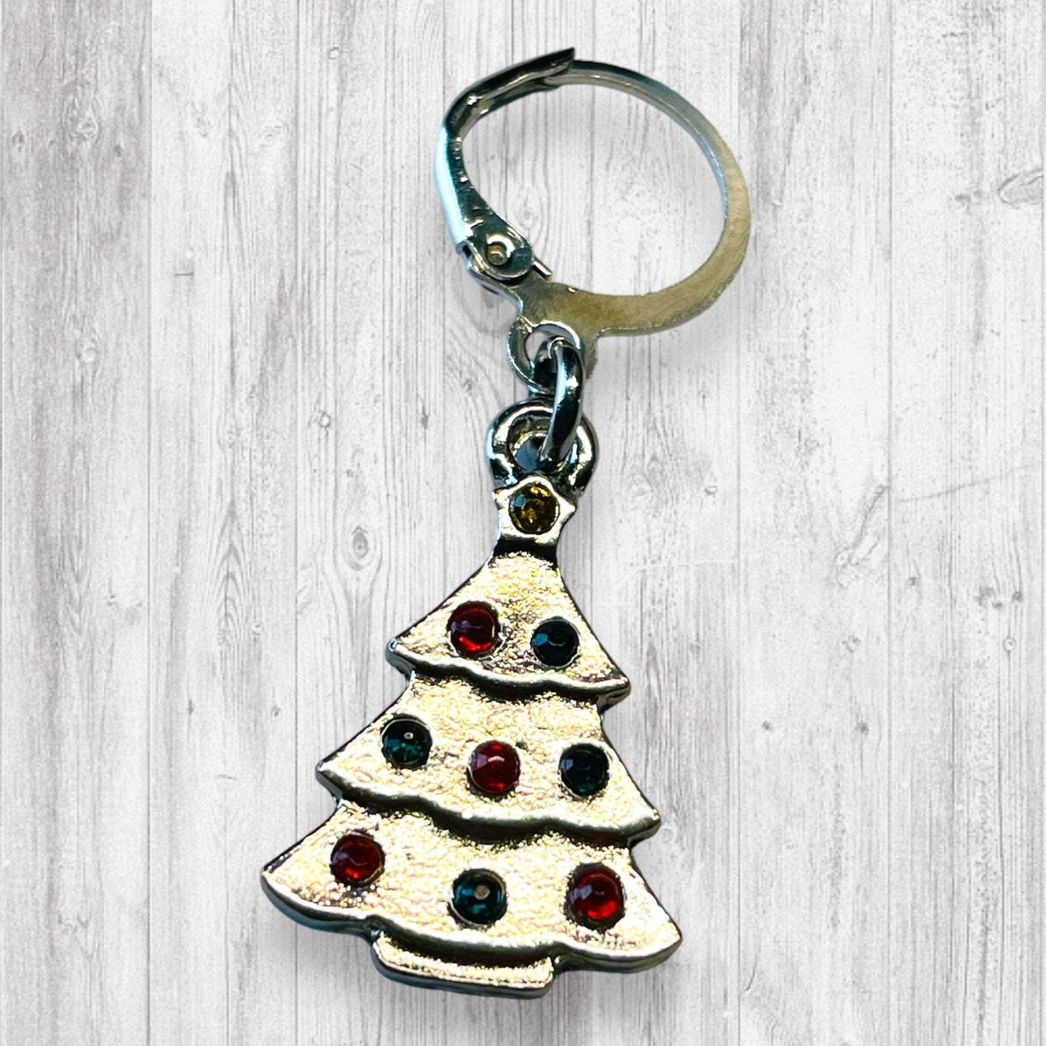 Have a TREE-mendous Christmas Progress and Stitch Markers - AdoreKnit