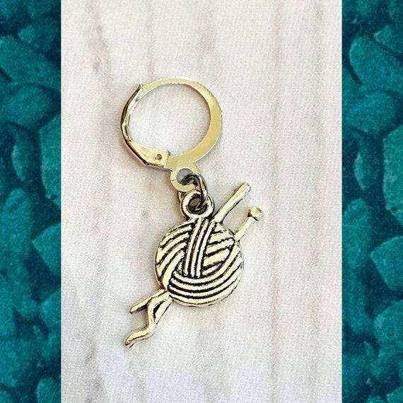 Gnome Again! Fuchsia Hat Progress and Stitch Markers - AdoreKnit