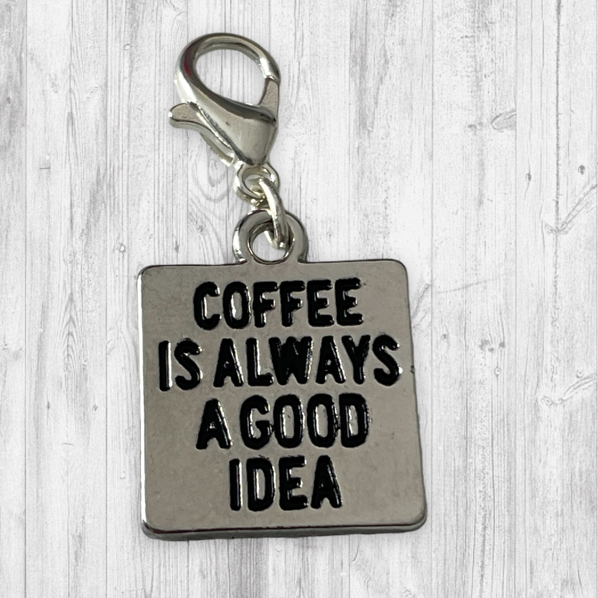 Coffee is ALWAYS A Good Idea Progress & Stitch Marker Set - AdoreKnit