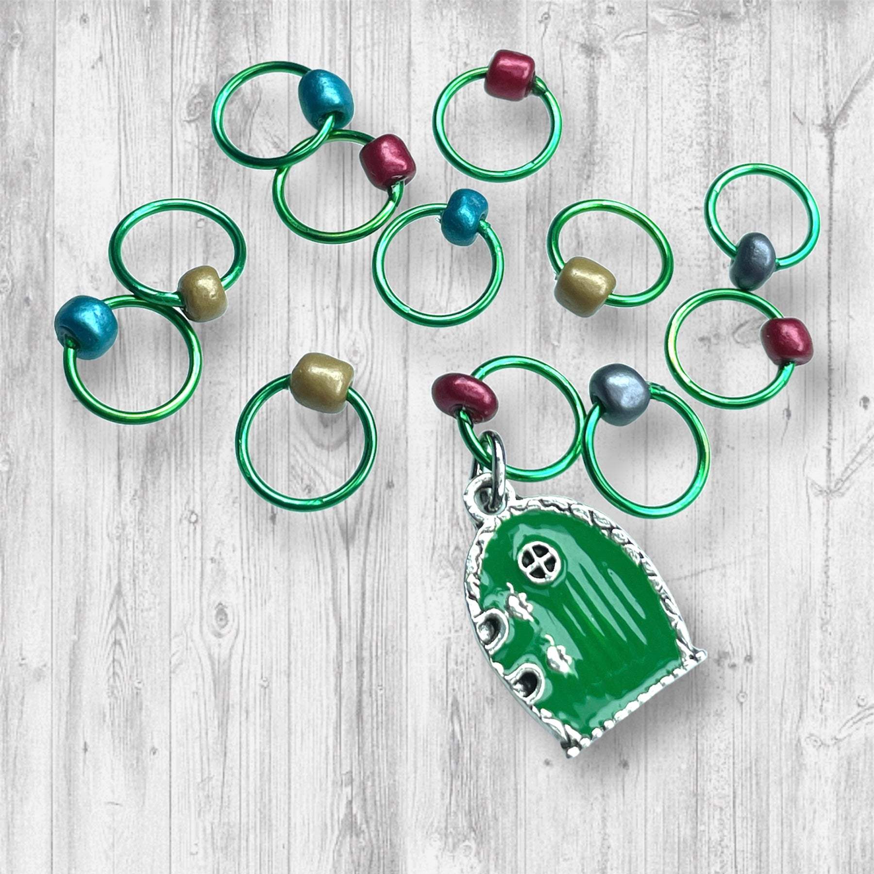 Good Morning Hobbit inspired Progress and Stitch Markers - AdoreKnit