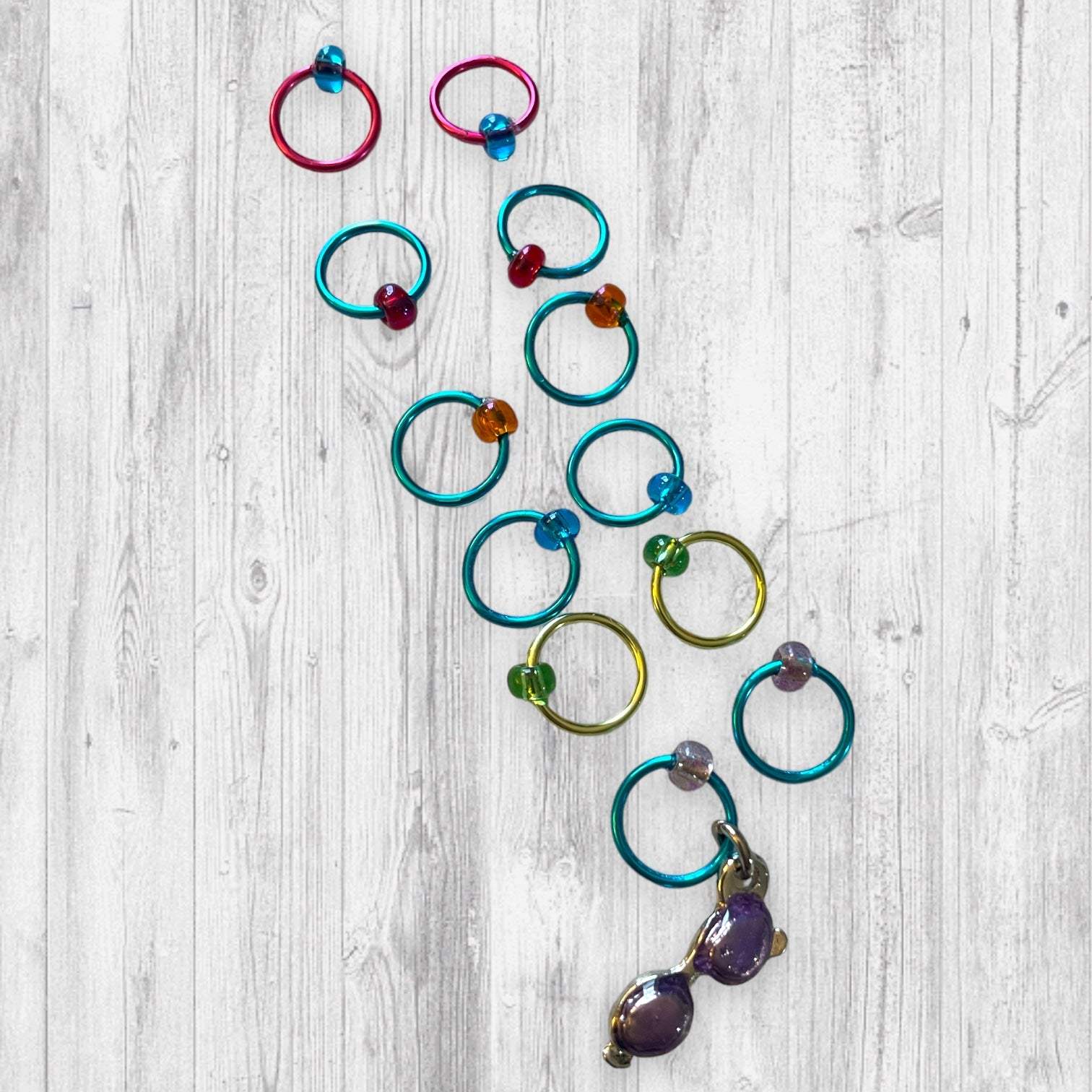 Unicorn Float Progress and Stitch Markers 2020 Splash Pad Party LG - AdoreKnit