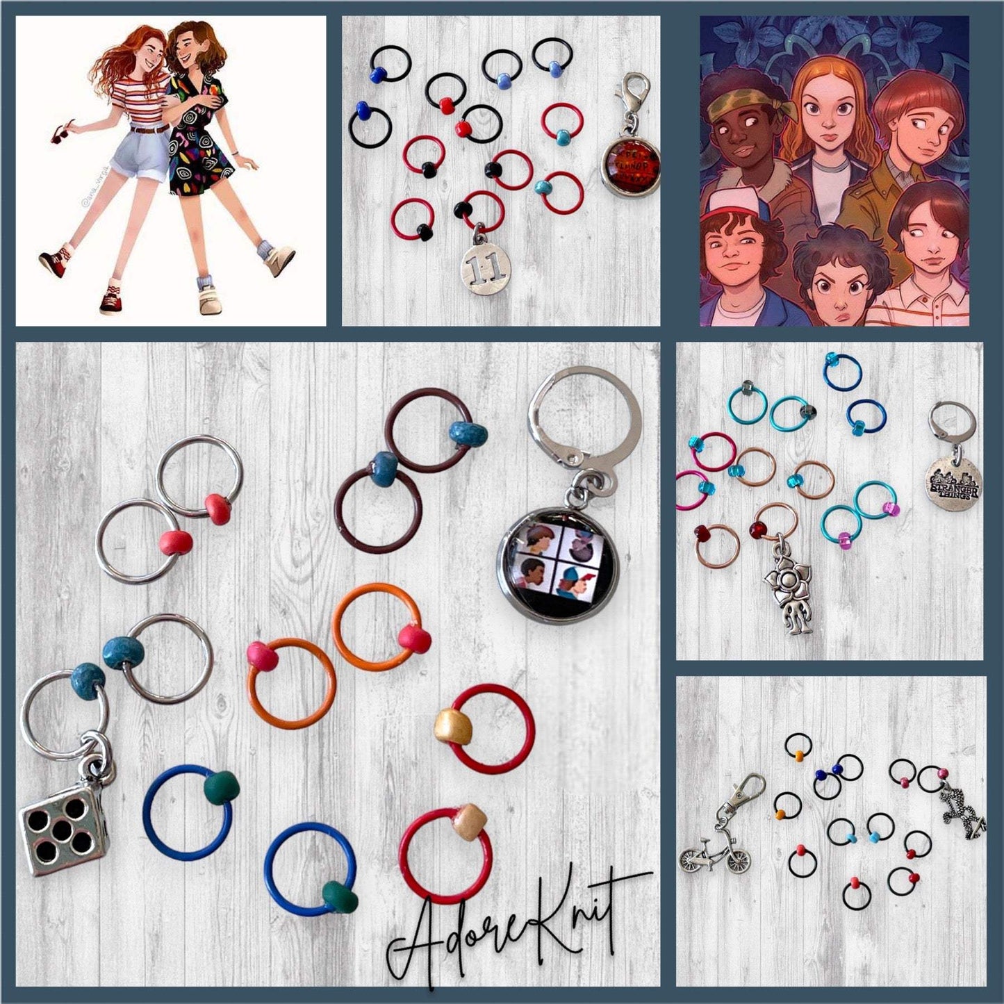 Battle for Star Court Progress and Stitch Markers - AdoreKnit