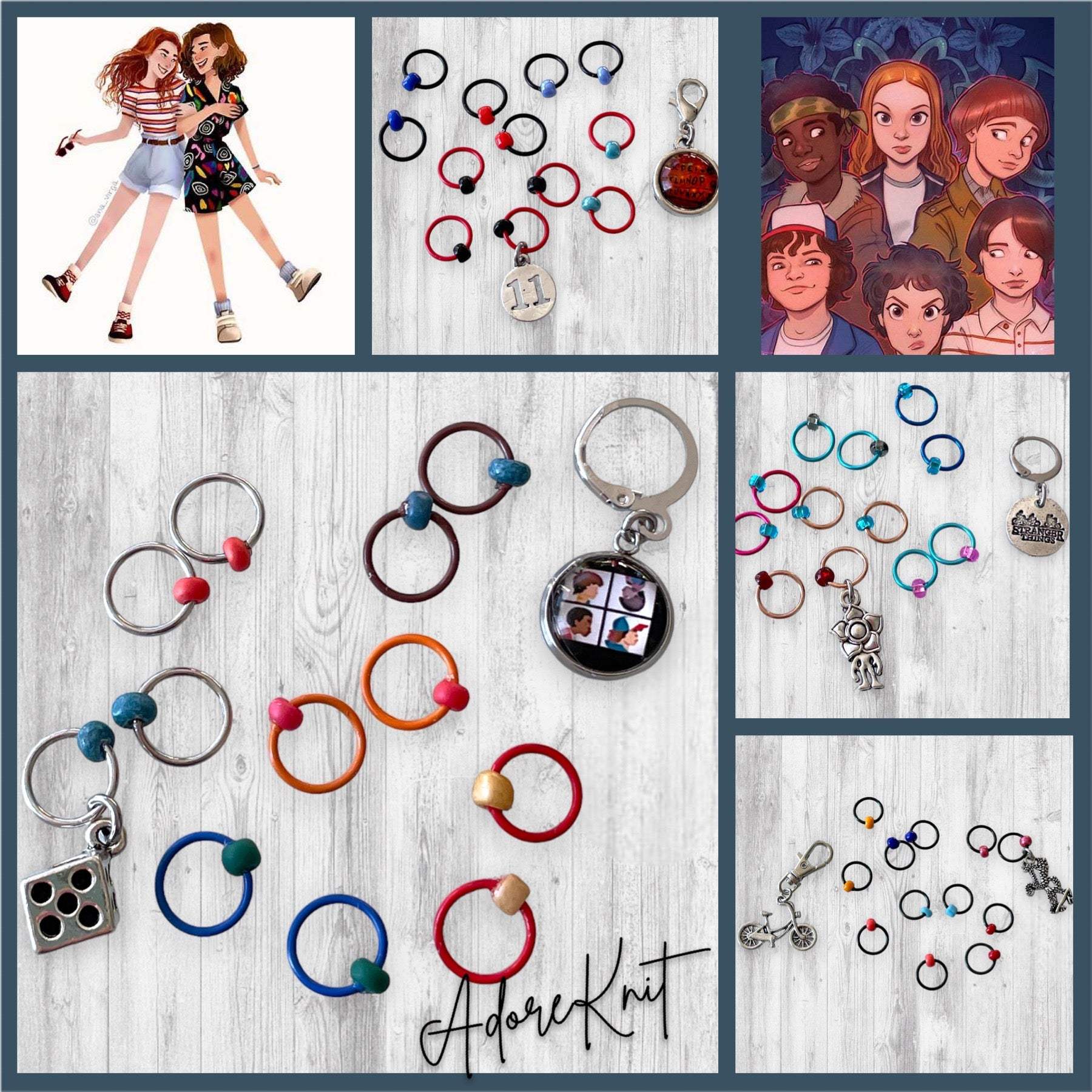 Battle for Star Court Progress and Stitch Markers - AdoreKnit
