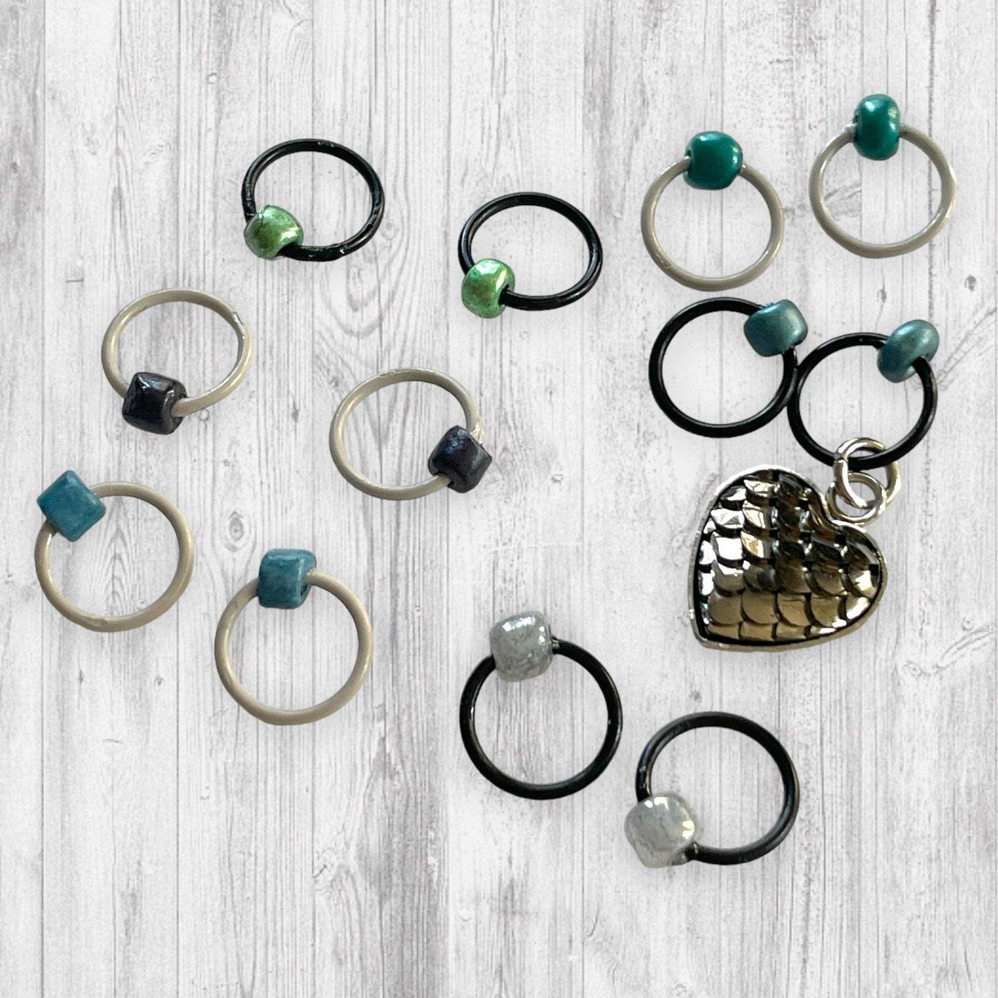 Fire Cannot Kill a Dragon Progress and Stitch MarkersAdoreKnit“He was no dragon.  Fire cannot kill a dragon." ~ Daenerys Targaryen, Game of Thrones,Fire Cannot Kill a Dragon Progress and Stitch Marker Set. Part of our Summer ofDragon Progress