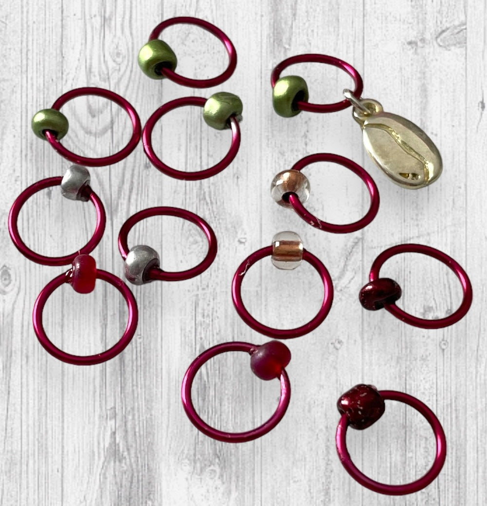 Coffee is ALWAYS A Good Idea Progress & Stitch Marker Set - AdoreKnit