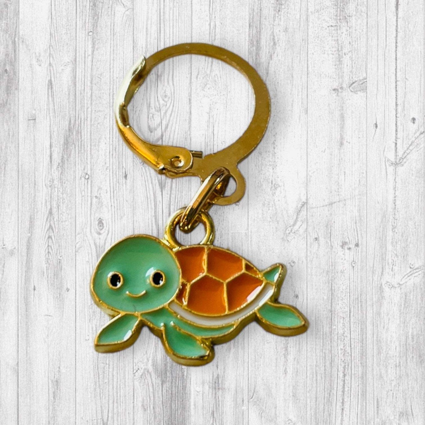 Water Pancake with the Star of the Show Progress and Stitch Markers - AdoreKnit