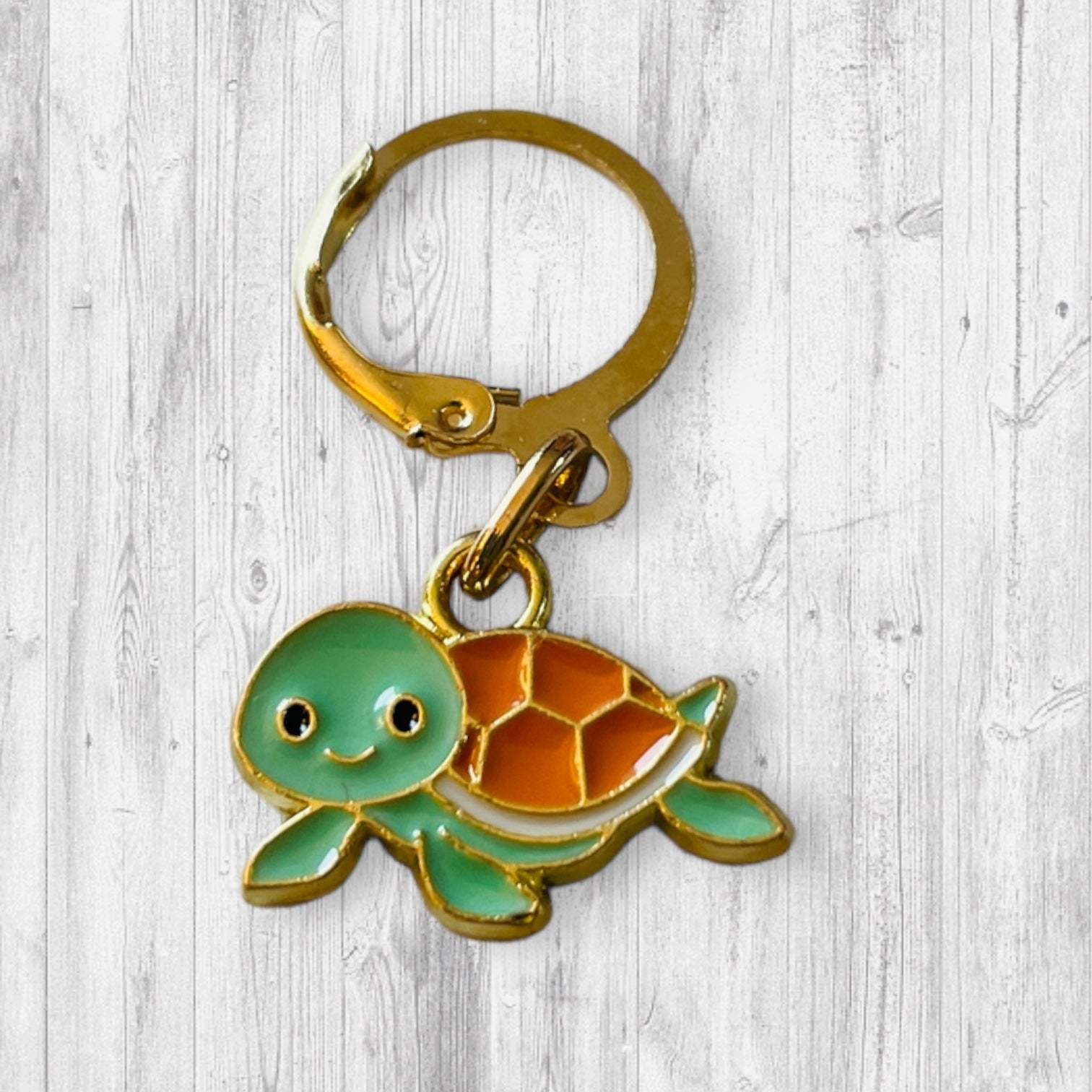 Water Pancake with the Star of the Show Progress and Stitch Markers - AdoreKnit