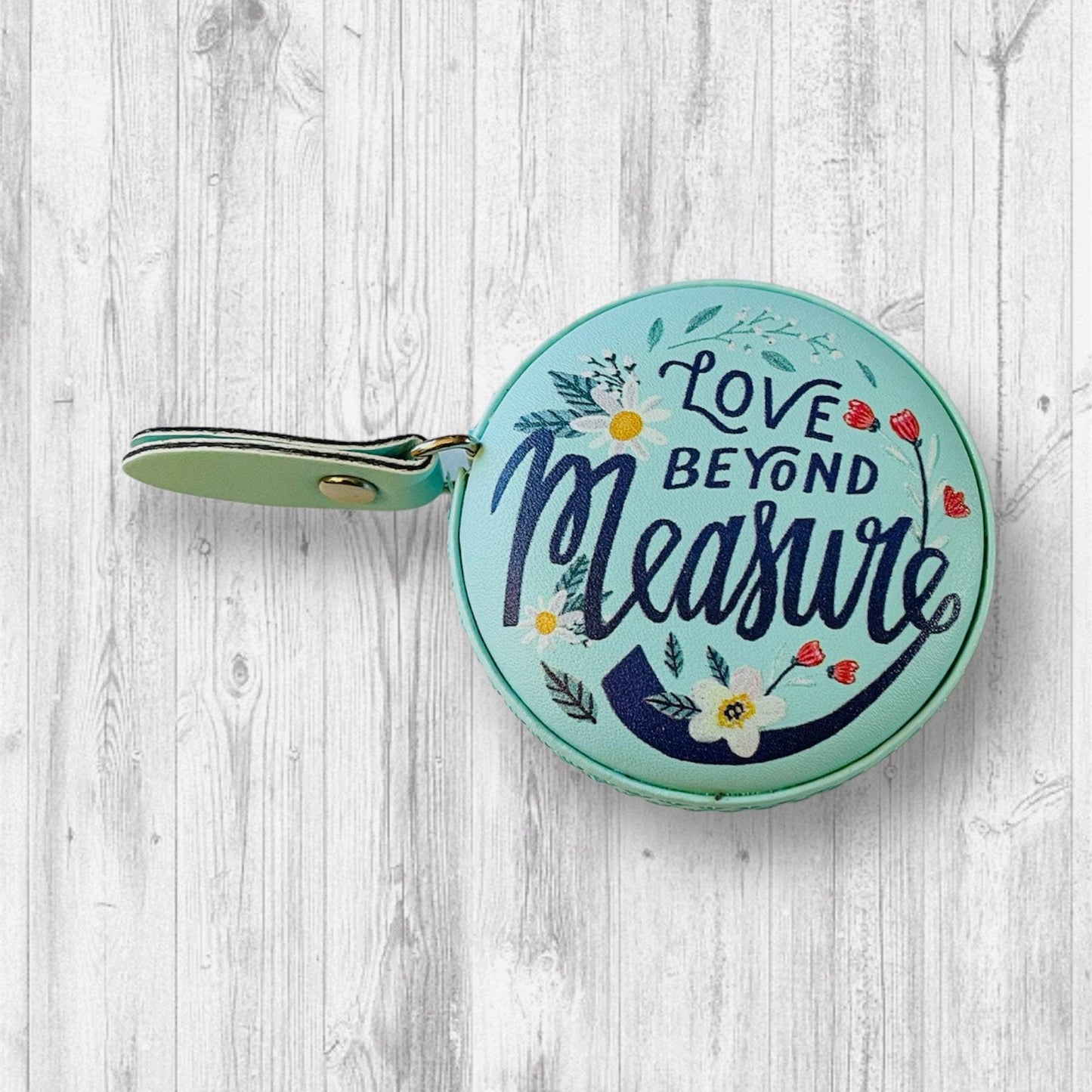 Love Beyond Measure Tape MeasureAdoreKnitRetractable Vintage style tape measure. Our retractable measuring tape is made of non-stretch PVC material, which is durable and long-lasting.  Soft and thick exteriMeasure Tape Measure