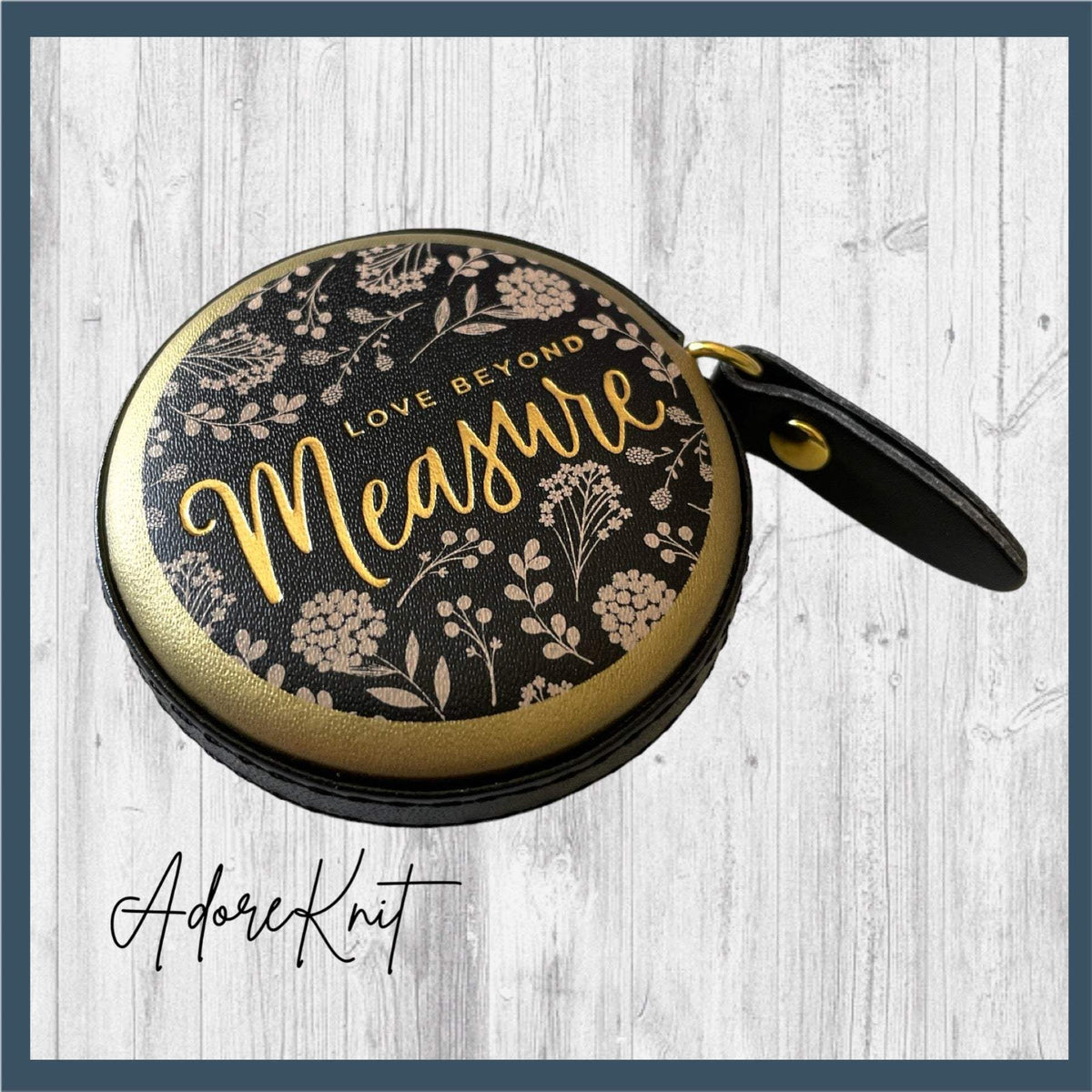 Black Love Beyond Measure Tape Measure - AdoreKnit