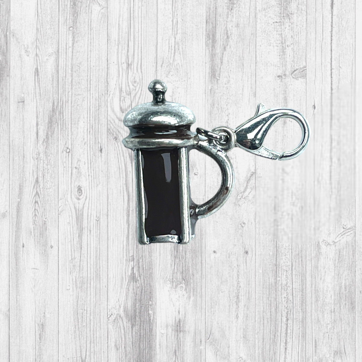 French Press Coffee Progress & Stitch Markers - AdoreKnit