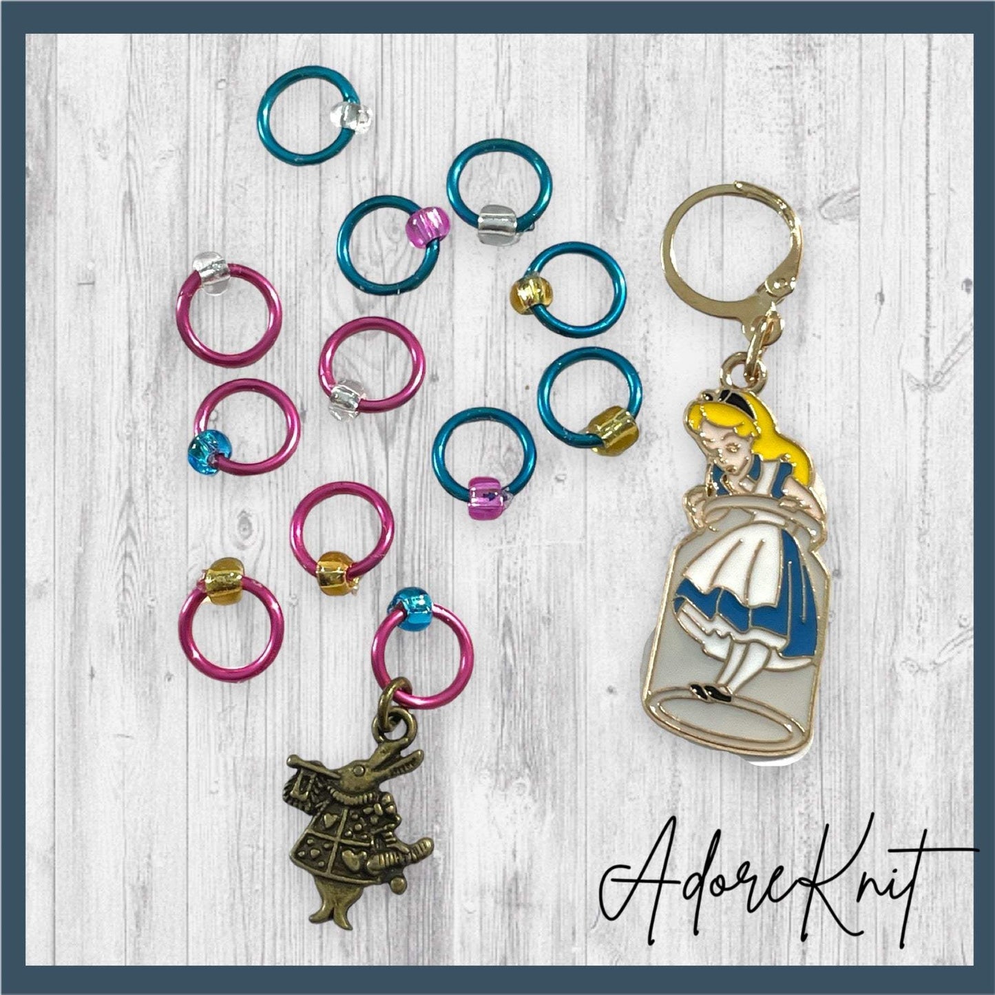 You’ll Never Get Dry That Way Pogress and Stitch Markers - AdoreKnit