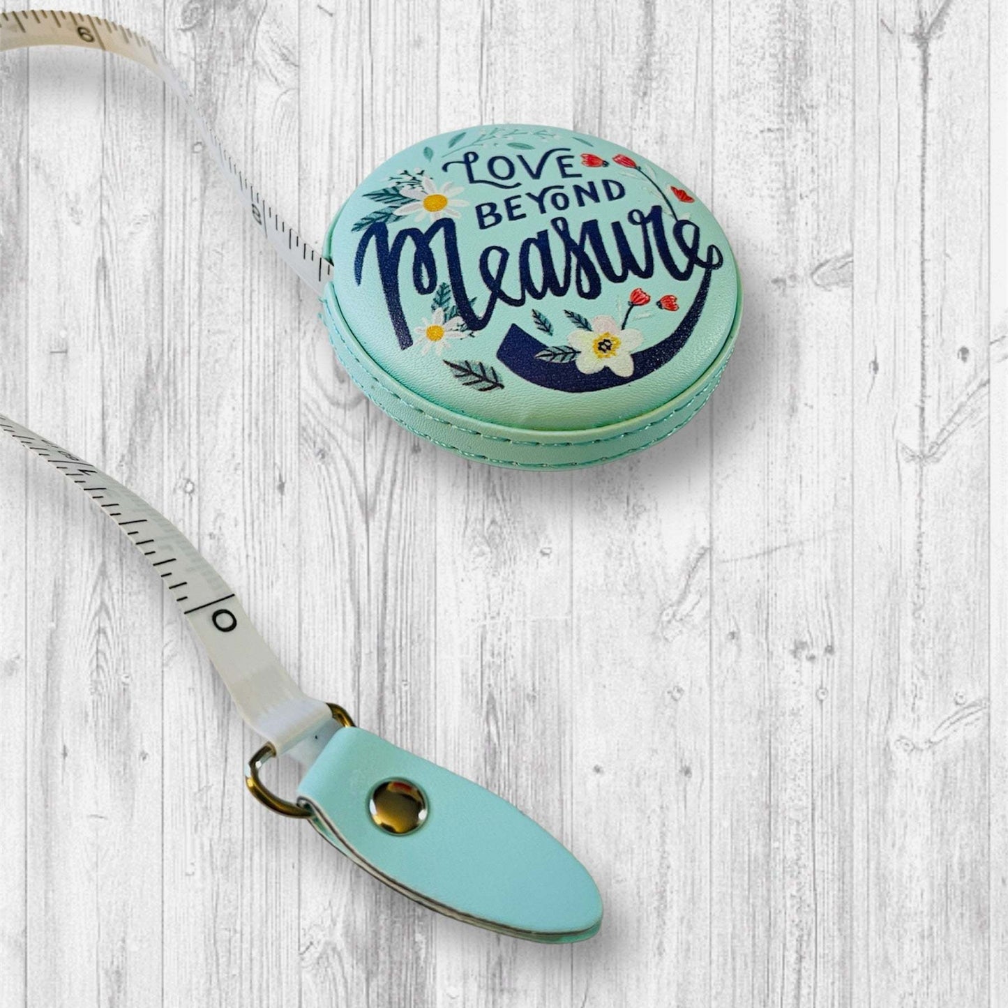 Love Beyond Measure Tape MeasureAdoreKnitRetractable Vintage style tape measure. Our retractable measuring tape is made of non-stretch PVC material, which is durable and long-lasting.  Soft and thick exteriMeasure Tape Measure