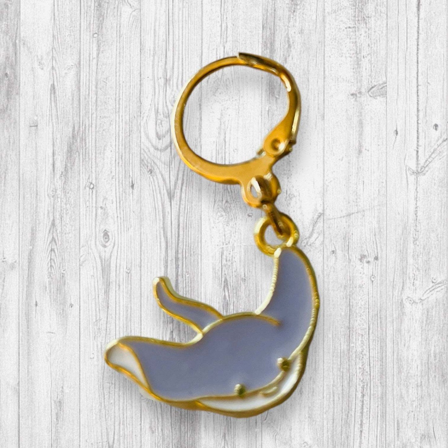 Water Pancake with the Star of the Show Progress and Stitch Markers - AdoreKnit