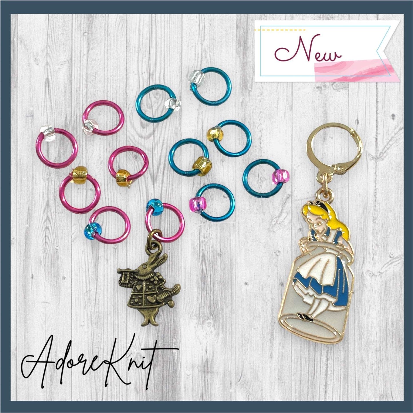 You’ll Never Get Dry That Way Pogress and Stitch Markers - AdoreKnit