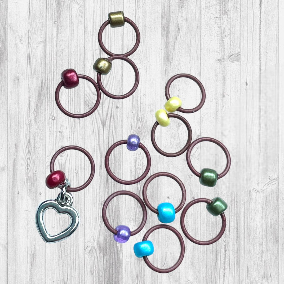French Press Coffee Progress & Stitch Markers - AdoreKnit