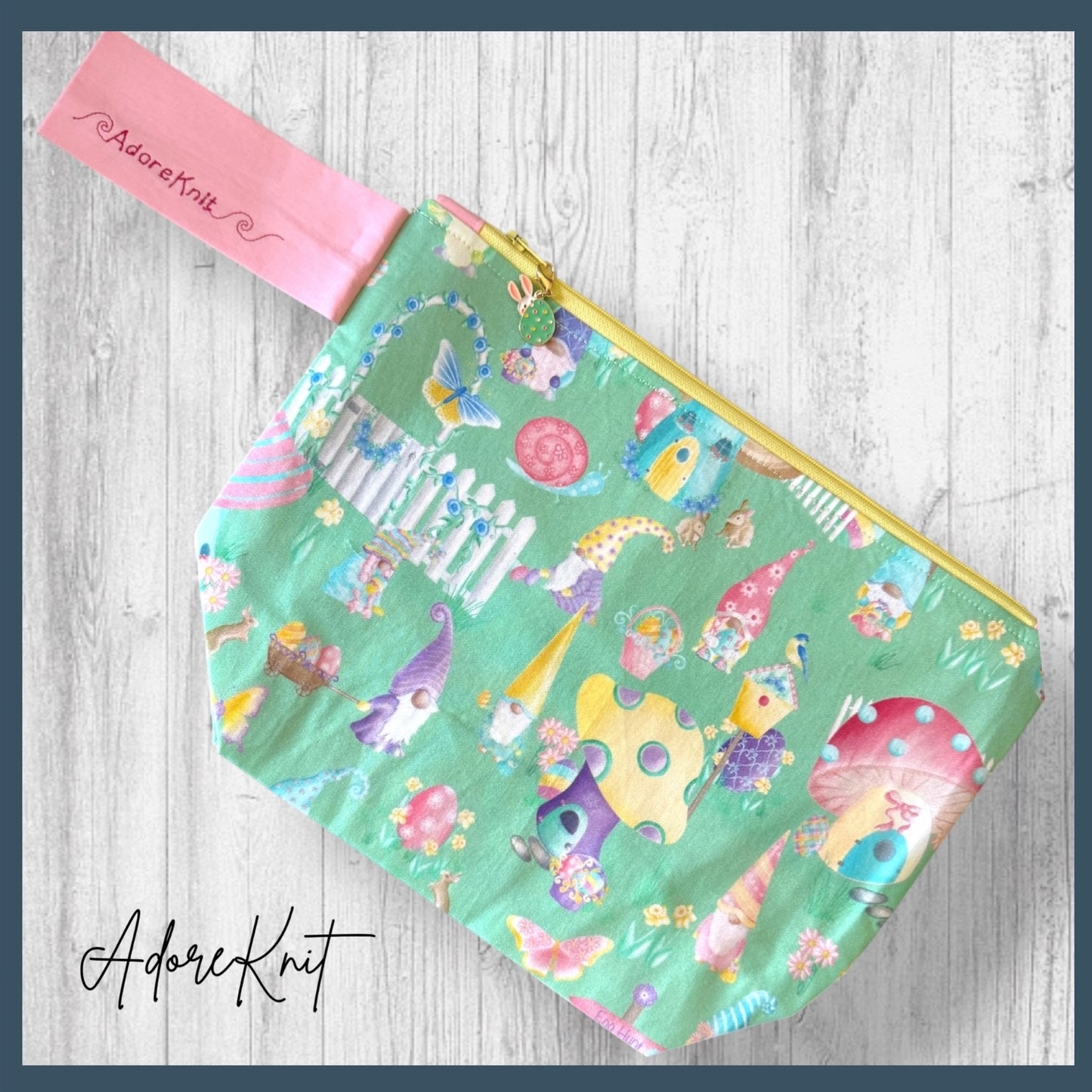 Don't Count Your Gnomes Before They Hatch Easter Project Bag