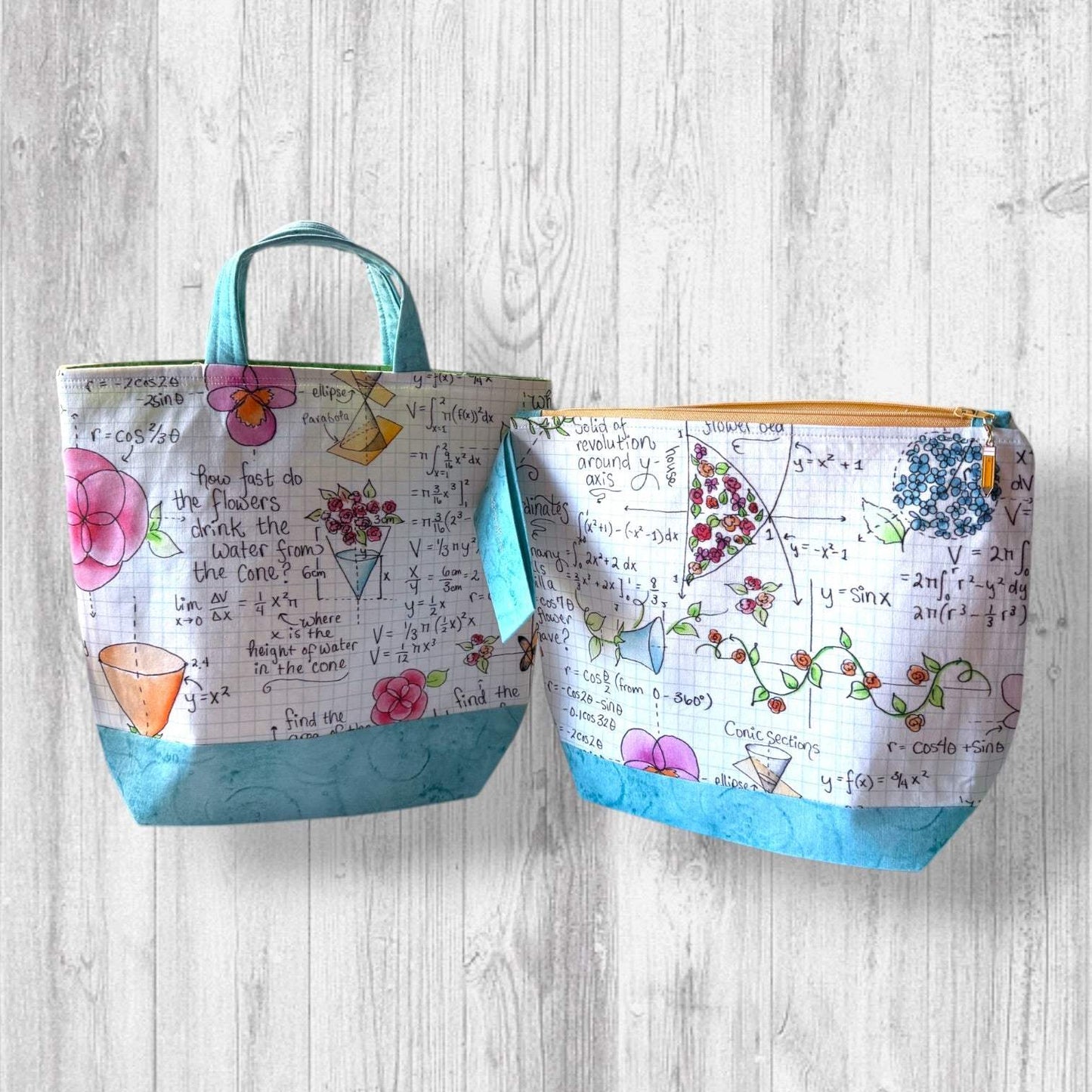 The Limit Does Not Exist (for my yarn stash) Project Bag