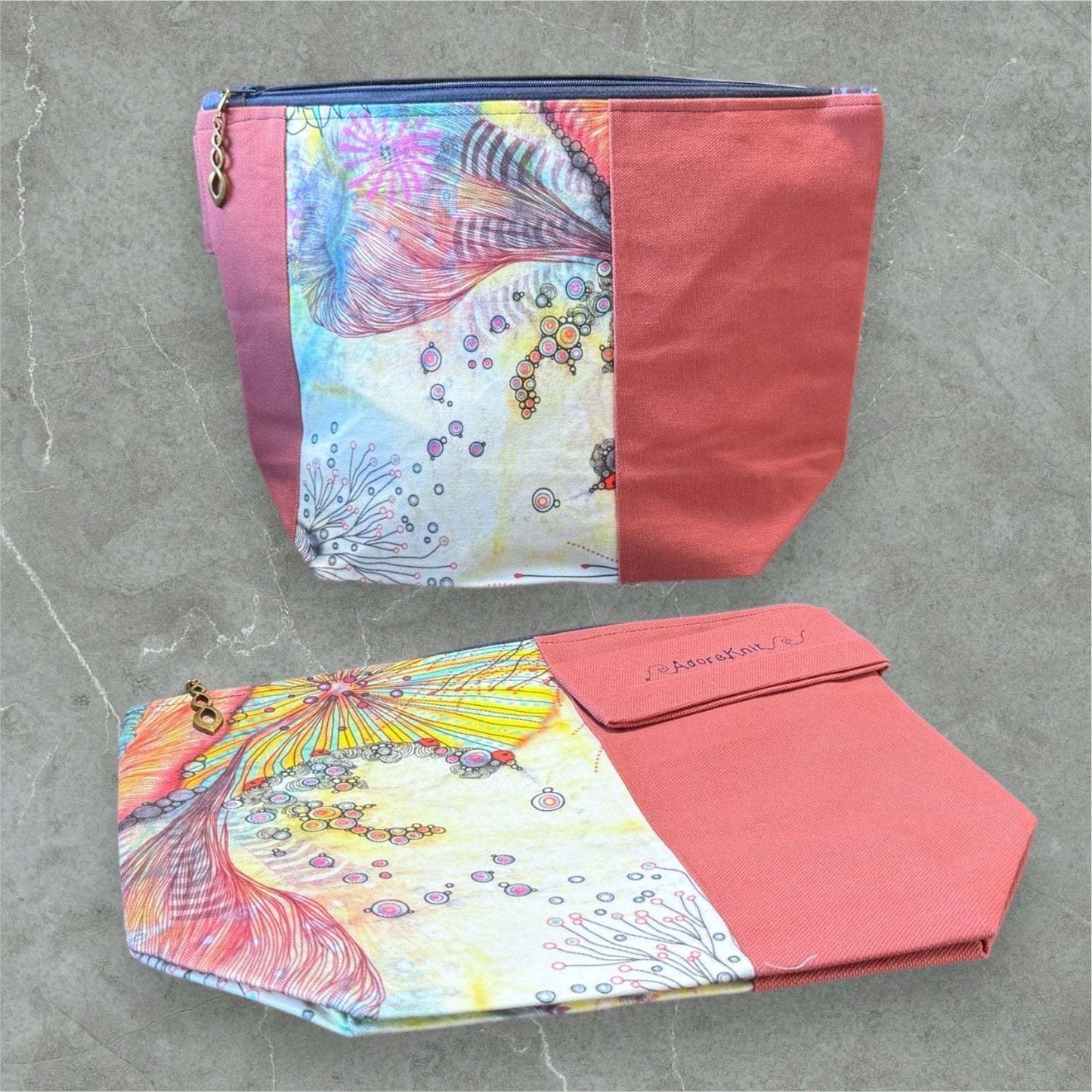 Genetic Divergence w Rose Canvas Project Bag