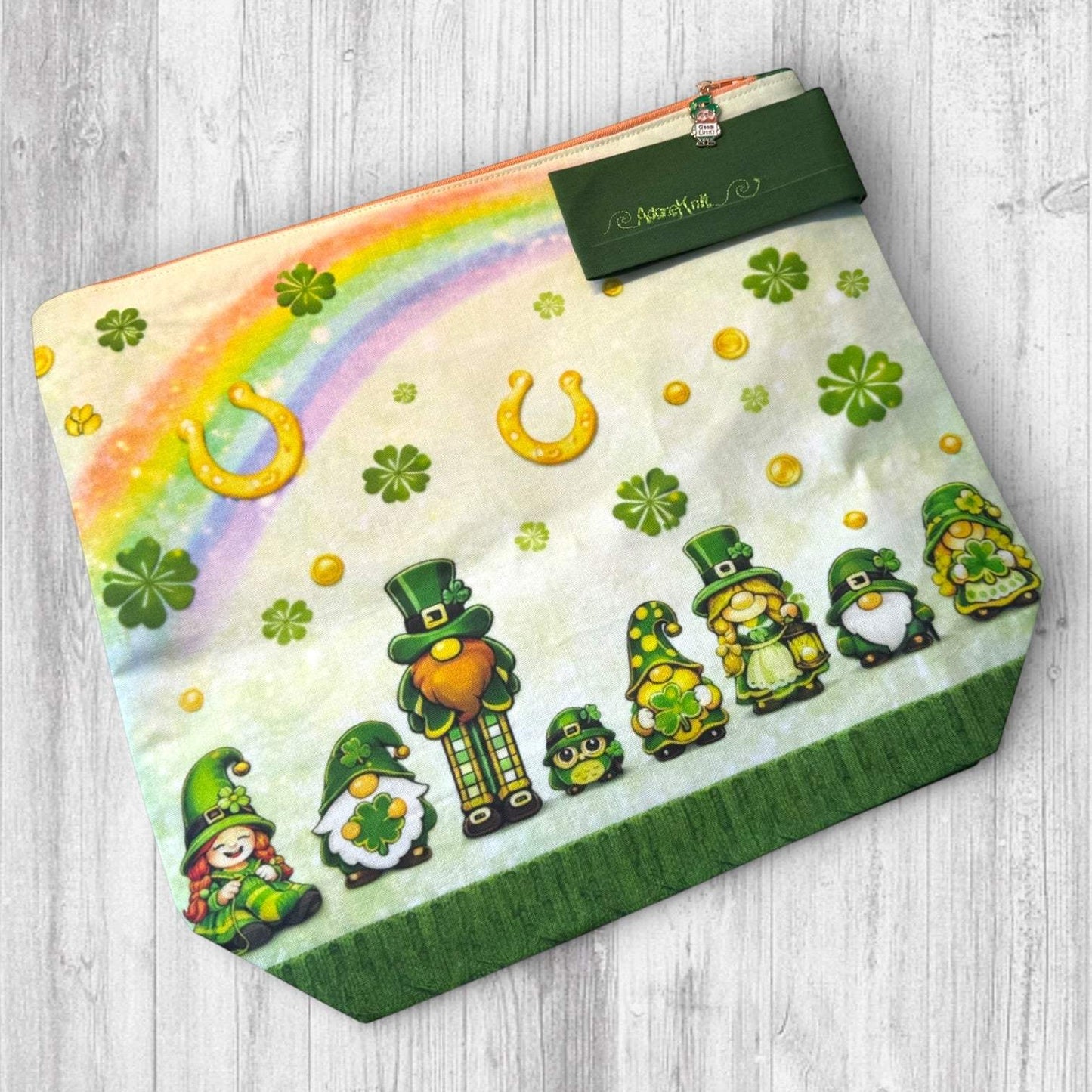 PREORDER Pot of Gold Over the Gnomebow Project Bag