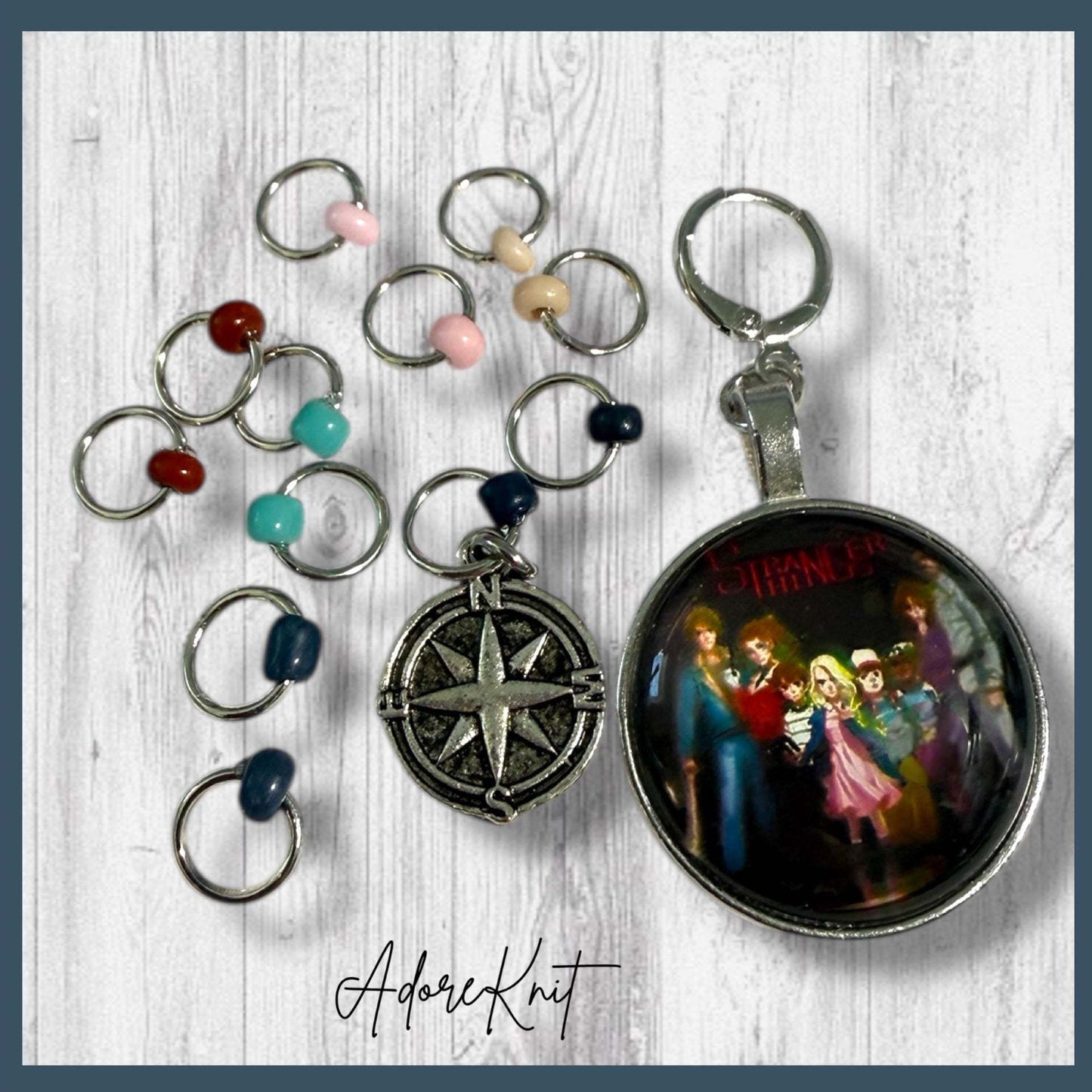 Friends Don't Lie Progress and Stitch Markers