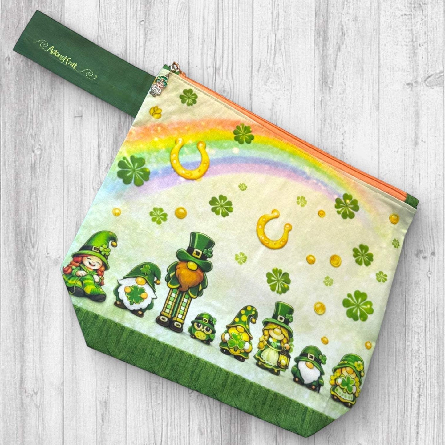 PREORDER Pot of Gold Over the Gnomebow Project Bag